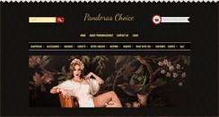 Desktop Screenshot of pandoraschoice.com